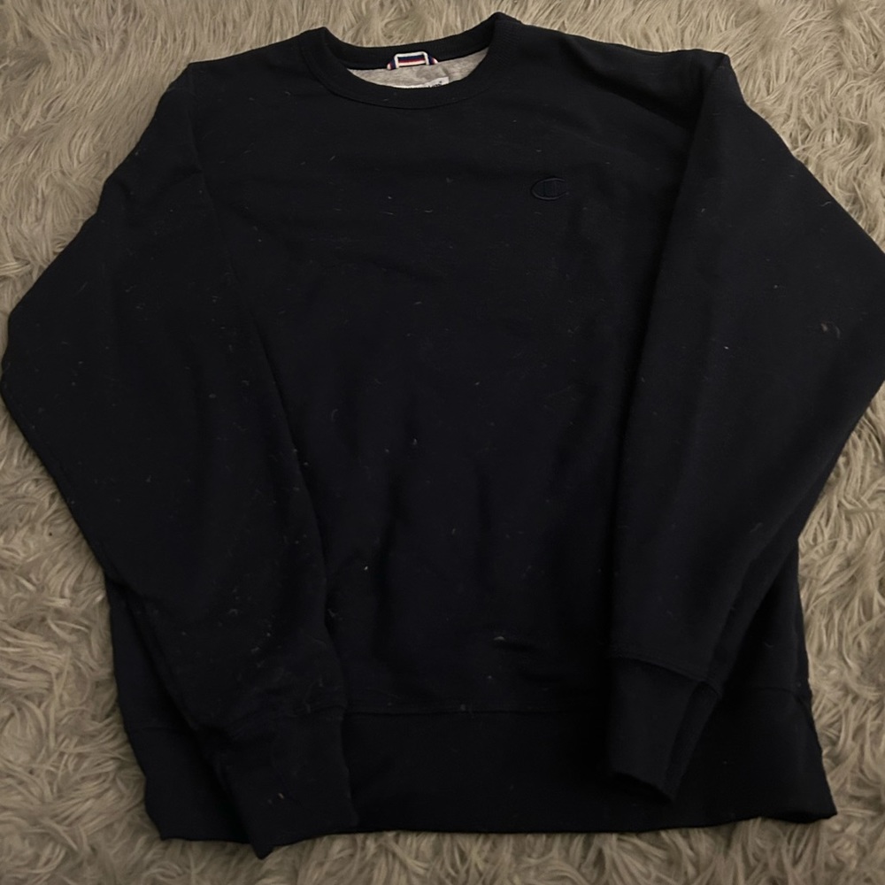 Navy blue champion crew neck